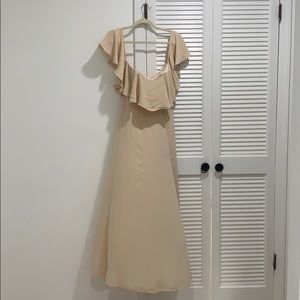 Off the shoulder formal dress